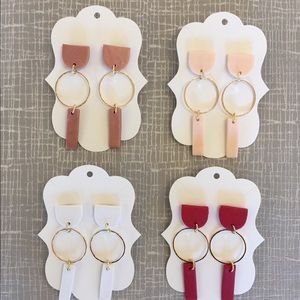 Clay earrings